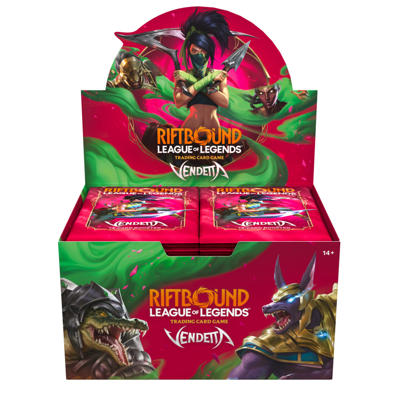 Riftbound League of Legends - Vendetta Booster Display (24 Boosters) Englisch
