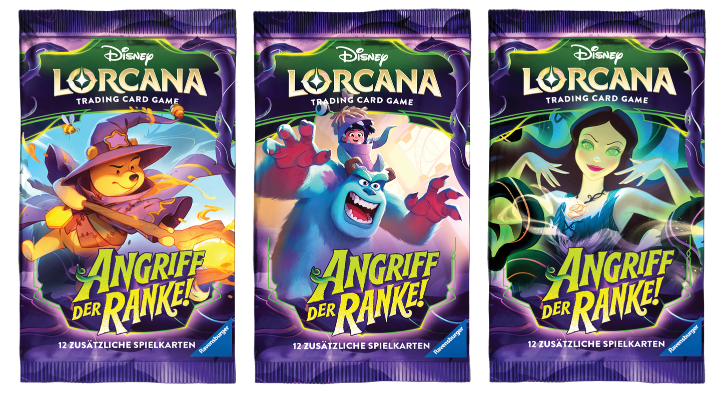 Disney Lorcana - Angriff der Ranke! Booster Display 24 Booster Deutsch