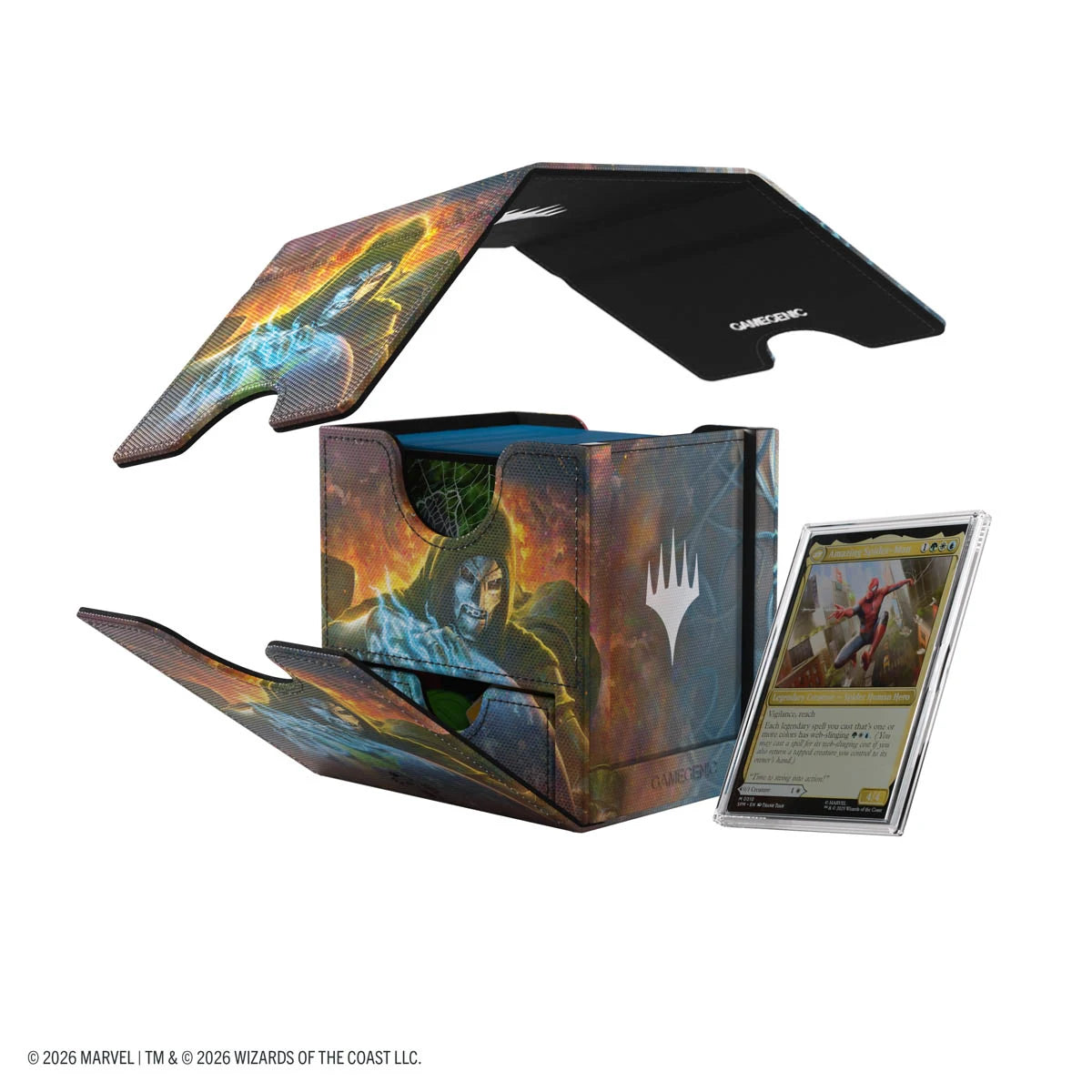 Gamegenic Sidekick PRO 100+ XL Deckbox – MTG Marvel Super Heroes Doom Reigns Supreme