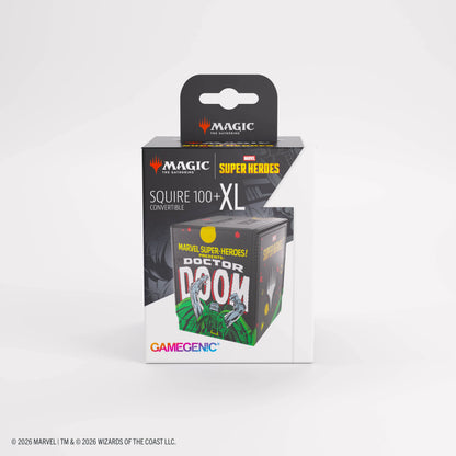 Gamegenic Squire 100+ XL Deckbox – MTG Marvel Super Heroes Doctor Doom Spider-Man