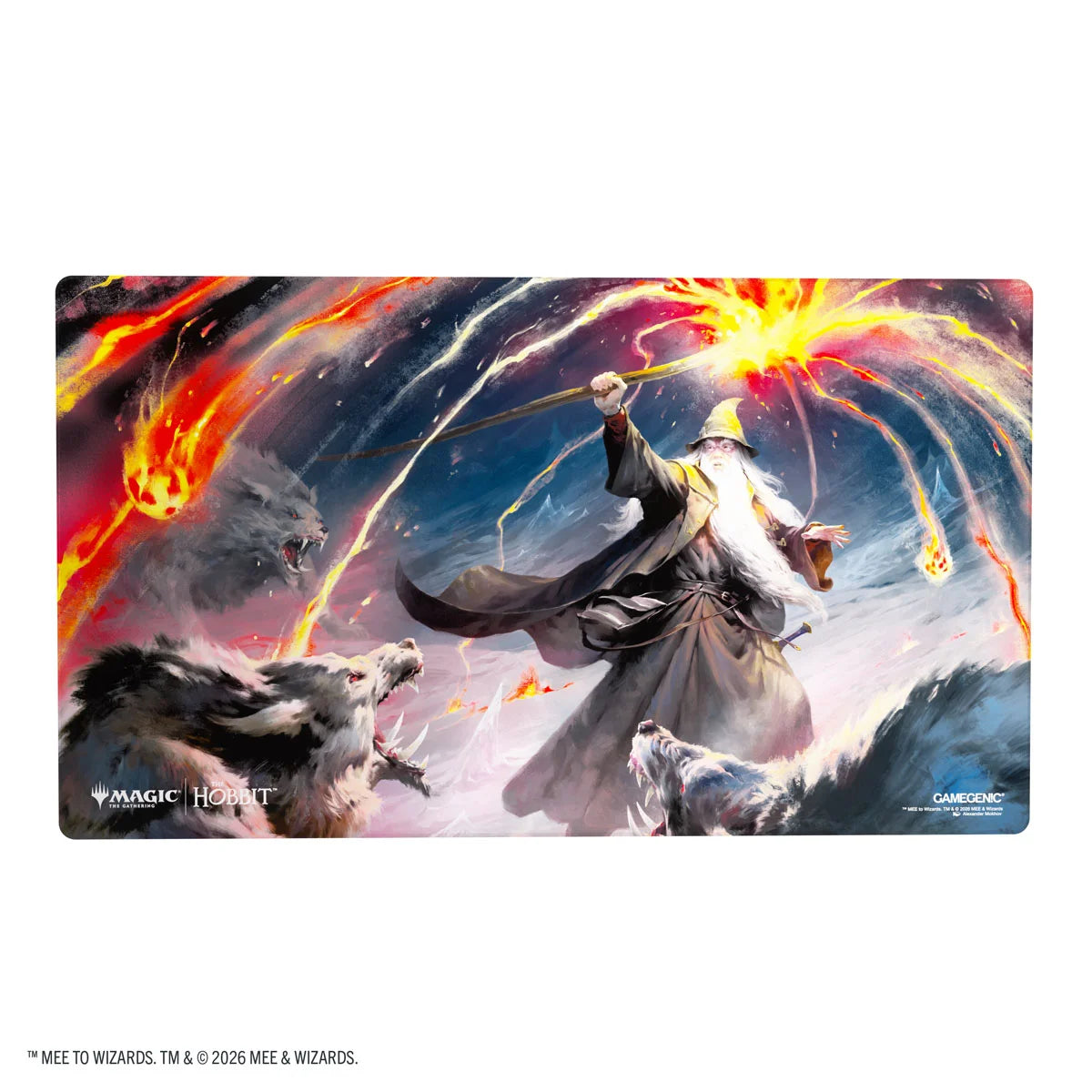 Gamegenic Shiny Playmat – MTG The Hobbit Gandalf Shadows Foe