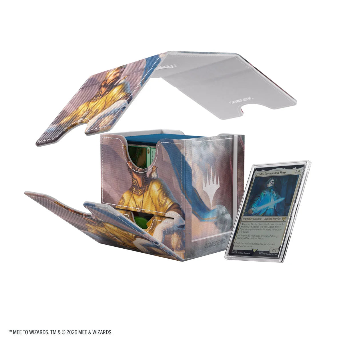 Gamegenic Sidekick PRO 100+ XL Deckbox – MTG The Hobbit Bard King of Dale Smaug Wicked Worm