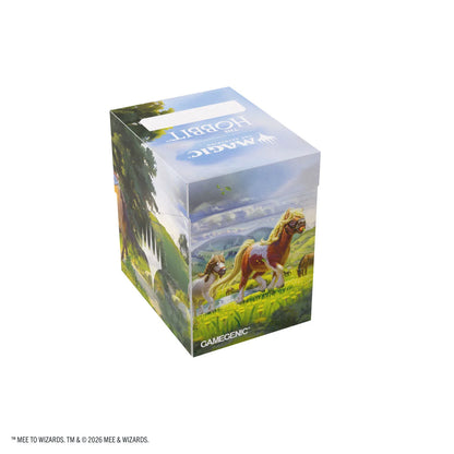 Gamegenic Soft Crate 80+ Deckbox – MTG The Hobbit Leaving Hobbiton Troop of Ponies