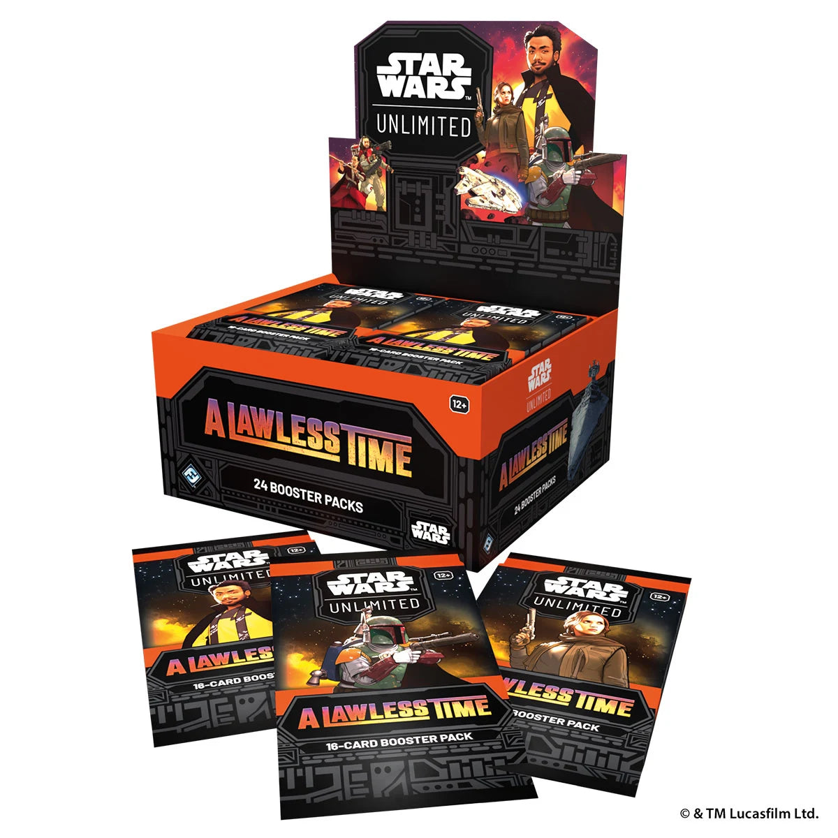 Star Wars: Unlimited – Gesetzlose Zeiten (Booster-Display) Englisch