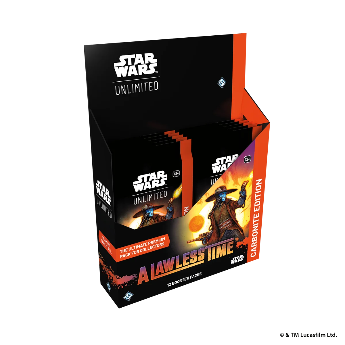 Star Wars™: Unlimited – A Lawless Time Carbonite-Booster-Display (12) – Englisch