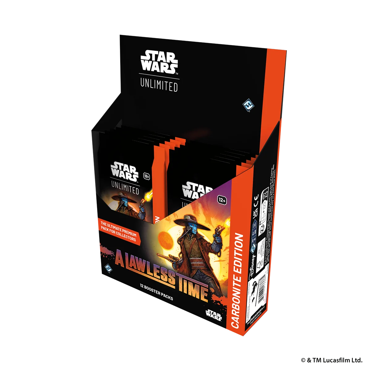 Star Wars™: Unlimited – A Lawless Time Carbonite-Booster-Display (12) – Englisch