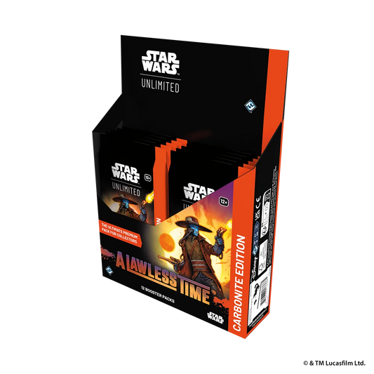 Star Wars™: Unlimited – A Lawless Time Carbonite-Booster-Display (12) – Englisch