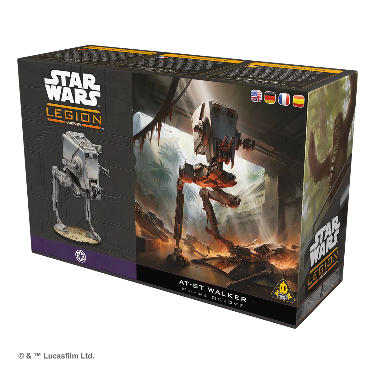 Star Wars Legion – AT-ST Walker Schwerer Kampf-Läufer des Galaktischen Imperiums