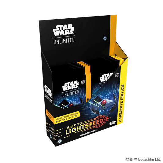 Star Wars: Unlimited – Jump to Lightspeed Carbonite-Booster-Display