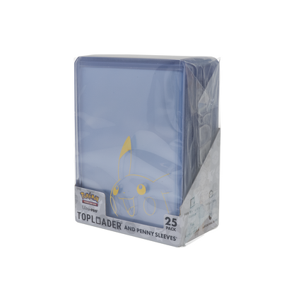 Ultra PRO Pikachu TOPLOADER® & PENNY SLEEVES® Combo Pack – Pokémon TCG (25er Pack)