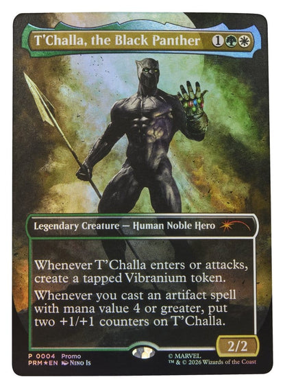 Marvel Legends Series – Black Panther (MTG x Marvel Super Heroes) Actionfigur 15 cm – Ansicht 2