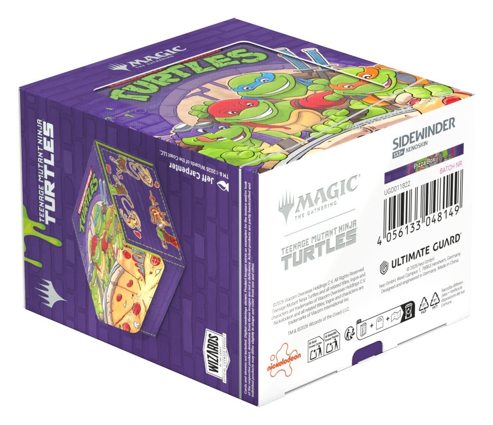 Ultimate Guard Sidewinder 133+ Xenoskin Magic: The Gathering | Teenage Mutant Ninja Turtles - Pizza Box