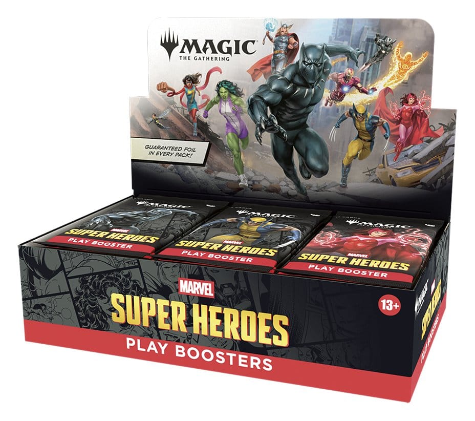 Magic the Gathering Marvel Super Heroes Play-Booster Display Englisch