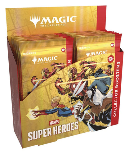 Magic the Gathering Marvel Super Heroes Sammler Booster Display Englisch