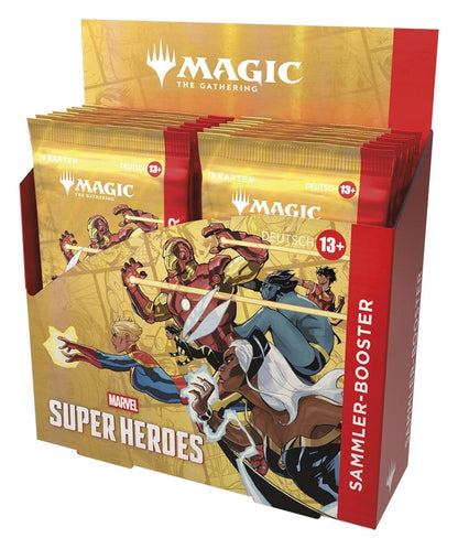 Magic the Gathering Marvel Super Heroes Sammler Booster Display Deutsch