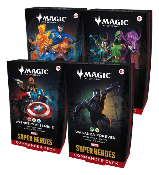 Magic the Gathering Marvel Super Heroes Commander Decks Englisch