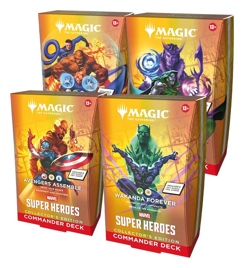 Magic the Gathering Marvel Super Heroes Collector's Edition Commander 4 Decks Englisch